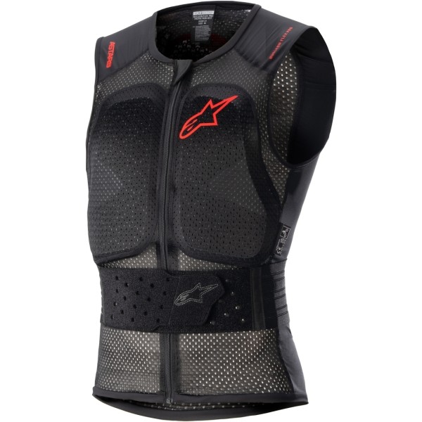 Alpinestars NUCLEON FLEX PRO PROTEC VEST TRANS SMOKE RED BLACK XL